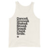 Dance & Groove List Men's Tank - Image 5
