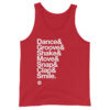 Dance & Groove List Men's Tank - Image 6