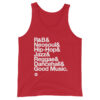 Genre List Men's Tank