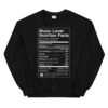 Music Lover Nutrition Facts Sweatshirt - Image 4