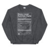 Music Lover Nutrition Facts Sweatshirt - Image 7