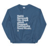 Genre List Sweatshirt