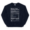 Music Lover Nutrition Facts Sweatshirt - Image 5