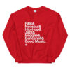 Genre List Sweatshirt - Image 5