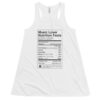 Music Lover Nutrition Facts Women's Flowy Tank